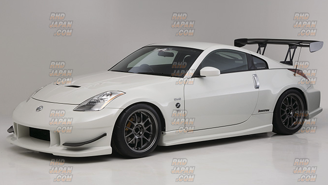 ings N-SPEC Front Bumper Type-E Canard Set FRP - Fairlady Z Z33